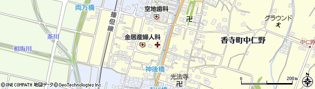 兵庫県姫路市香寺町中仁野169周辺の地図
