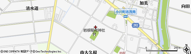 愛知県安城市小川町（大久根）周辺の地図