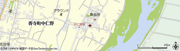 兵庫県姫路市香寺町中仁野603周辺の地図