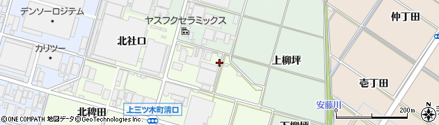 愛知県岡崎市上三ツ木町清口10周辺の地図