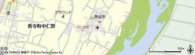 兵庫県姫路市香寺町中仁野601周辺の地図