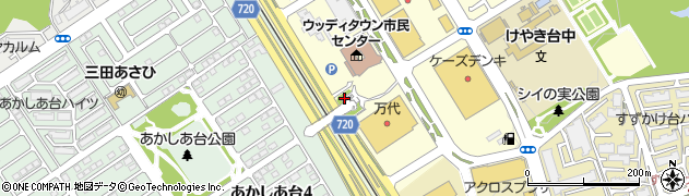 あずさ珈琲　三田店周辺の地図