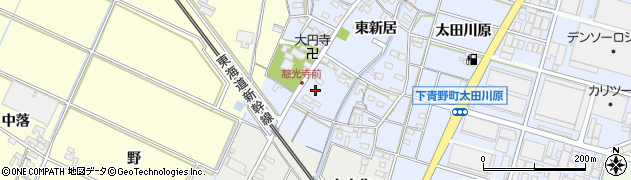 愛知県岡崎市下青野町（柳原）周辺の地図