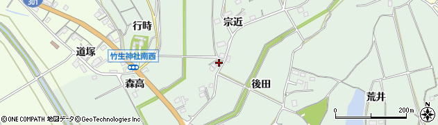 愛知県新城市杉山（阿賀地）周辺の地図