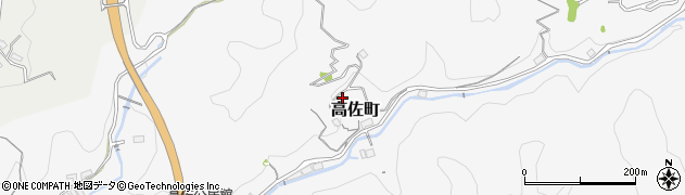 島根県浜田市高佐町周辺の地図