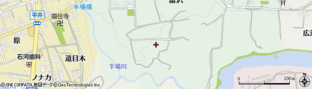 愛知県新城市富沢（雲沢）周辺の地図