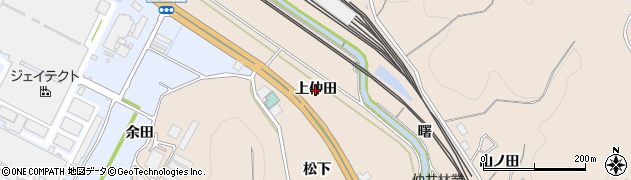 愛知県岡崎市舞木町（上仲田）周辺の地図
