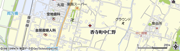 兵庫県姫路市香寺町中仁野51周辺の地図