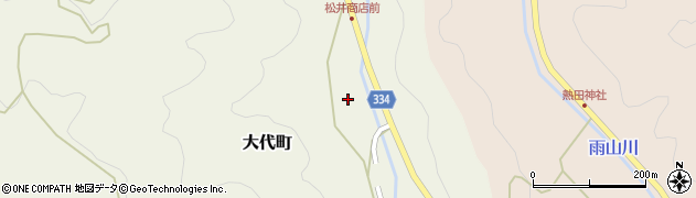 愛知県岡崎市大代町林下24周辺の地図