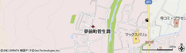 兵庫県姫路市夢前町菅生澗161-155周辺の地図