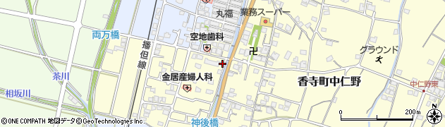 兵庫県姫路市香寺町中仁野160周辺の地図