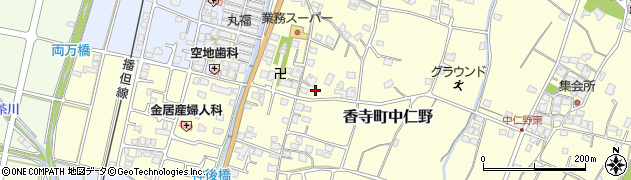 兵庫県姫路市香寺町中仁野59周辺の地図