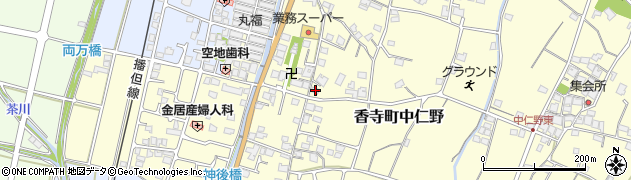 兵庫県姫路市香寺町中仁野65周辺の地図