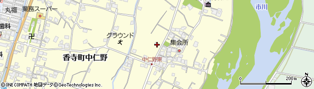 兵庫県姫路市香寺町中仁野531周辺の地図