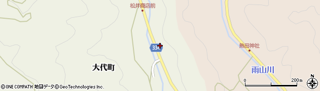 愛知県岡崎市大代町（下堂貝津）周辺の地図