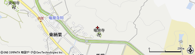 愛知県岡崎市竜泉寺町蔵主ケ入周辺の地図