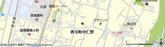 兵庫県姫路市香寺町中仁野27周辺の地図