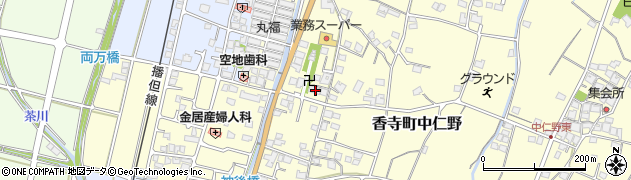 兵庫県姫路市香寺町中仁野139周辺の地図