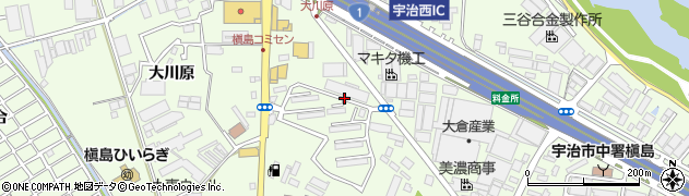 京都府宇治市槇島町（中川原）周辺の地図