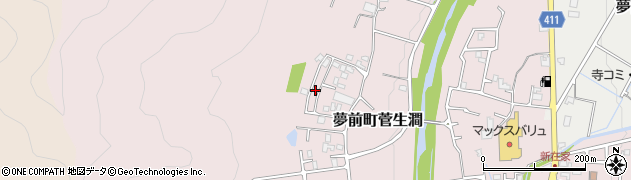 兵庫県姫路市夢前町菅生澗161-218周辺の地図