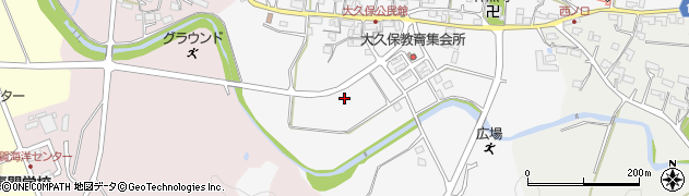 滋賀県甲賀市甲賀町大久保周辺の地図