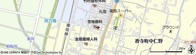 兵庫県姫路市香寺町中仁野243周辺の地図