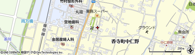 兵庫県姫路市香寺町中仁野143周辺の地図