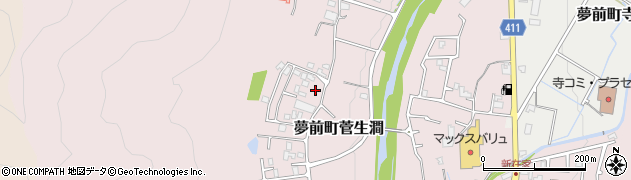 兵庫県姫路市夢前町菅生澗161周辺の地図