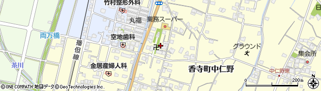 兵庫県姫路市香寺町中仁野142周辺の地図