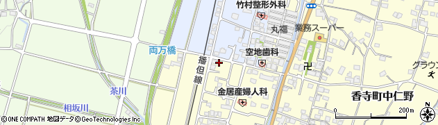 兵庫県姫路市香寺町中仁野200周辺の地図