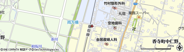 兵庫県姫路市香寺町中仁野205周辺の地図