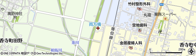 兵庫県姫路市香寺町中仁野230周辺の地図