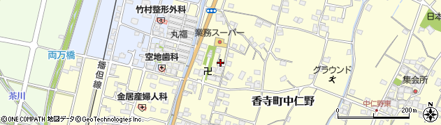 兵庫県姫路市香寺町中仁野144周辺の地図