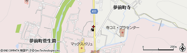 兵庫県姫路市夢前町菅生澗104-1周辺の地図