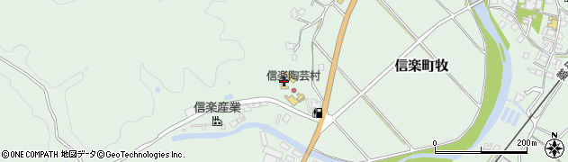 滋賀県甲賀市信楽町牧1466周辺の地図