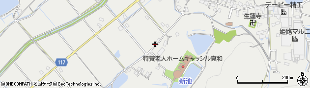 兵庫県姫路市山田町西山田411周辺の地図