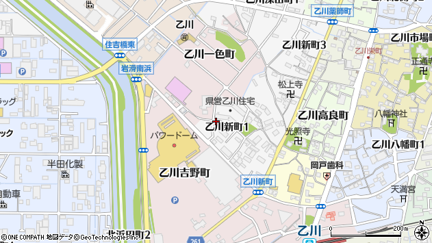 〒475-0057 愛知県半田市乙川新町の地図
