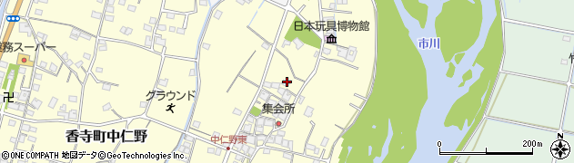 兵庫県姫路市香寺町中仁野622周辺の地図