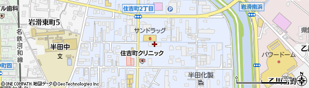 知多乗合株式会社　本社周辺の地図