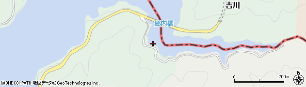 郷内橋周辺の地図