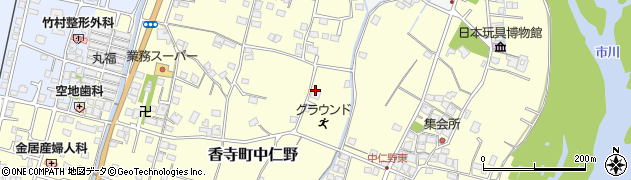 兵庫県姫路市香寺町中仁野365周辺の地図