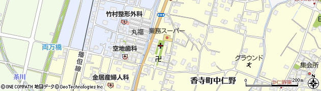 兵庫県姫路市香寺町中仁野146周辺の地図