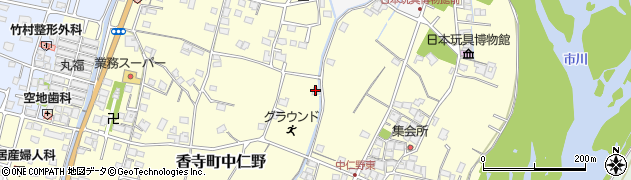 兵庫県姫路市香寺町中仁野373周辺の地図