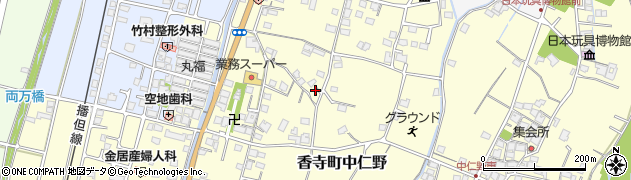兵庫県姫路市香寺町中仁野32周辺の地図