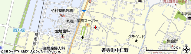 兵庫県姫路市香寺町中仁野39周辺の地図