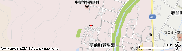 兵庫県姫路市夢前町菅生澗161-96周辺の地図