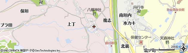 兵庫県川辺郡猪名川町南田原周辺の地図
