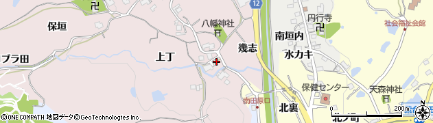 兵庫県猪名川町（川辺郡）南田原周辺の地図