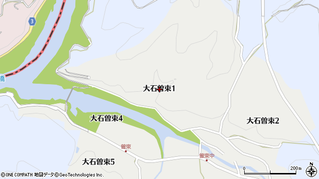〒520-2261 滋賀県大津市大石曽束の地図