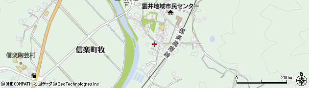 滋賀県甲賀市信楽町牧500周辺の地図